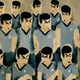 Illustration for article titled For $149, you could own this painting of an all-Spock soccer team